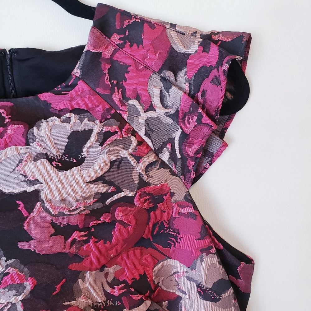 NEW Donna Ricco Ruffle Dress Size 14 - Picture 3 of 8
